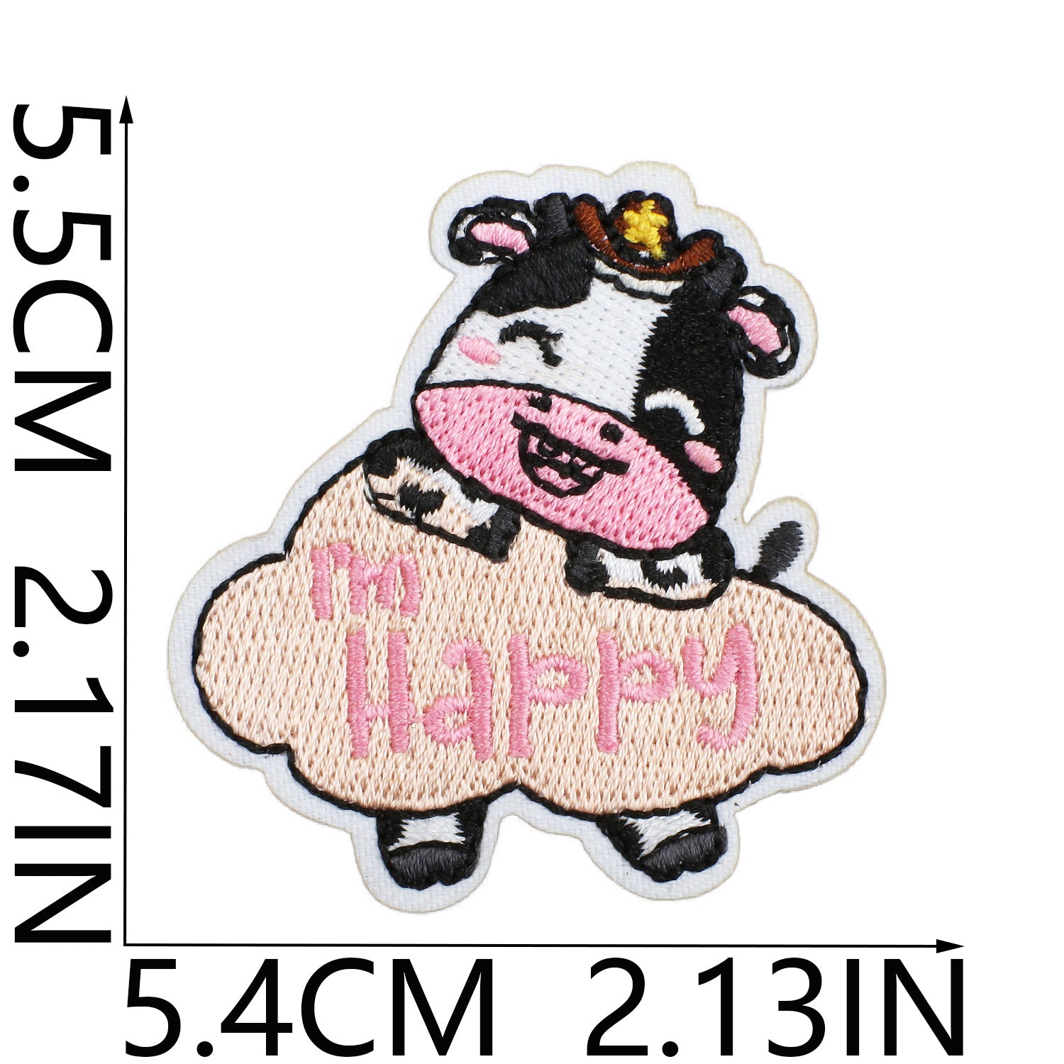 Wholesale Mother Cow Embroidery Cloth Patches